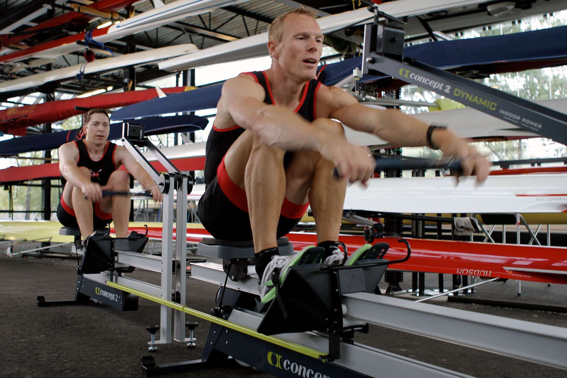 Two Dynamic RowErgs connected together by a Dynamic Link