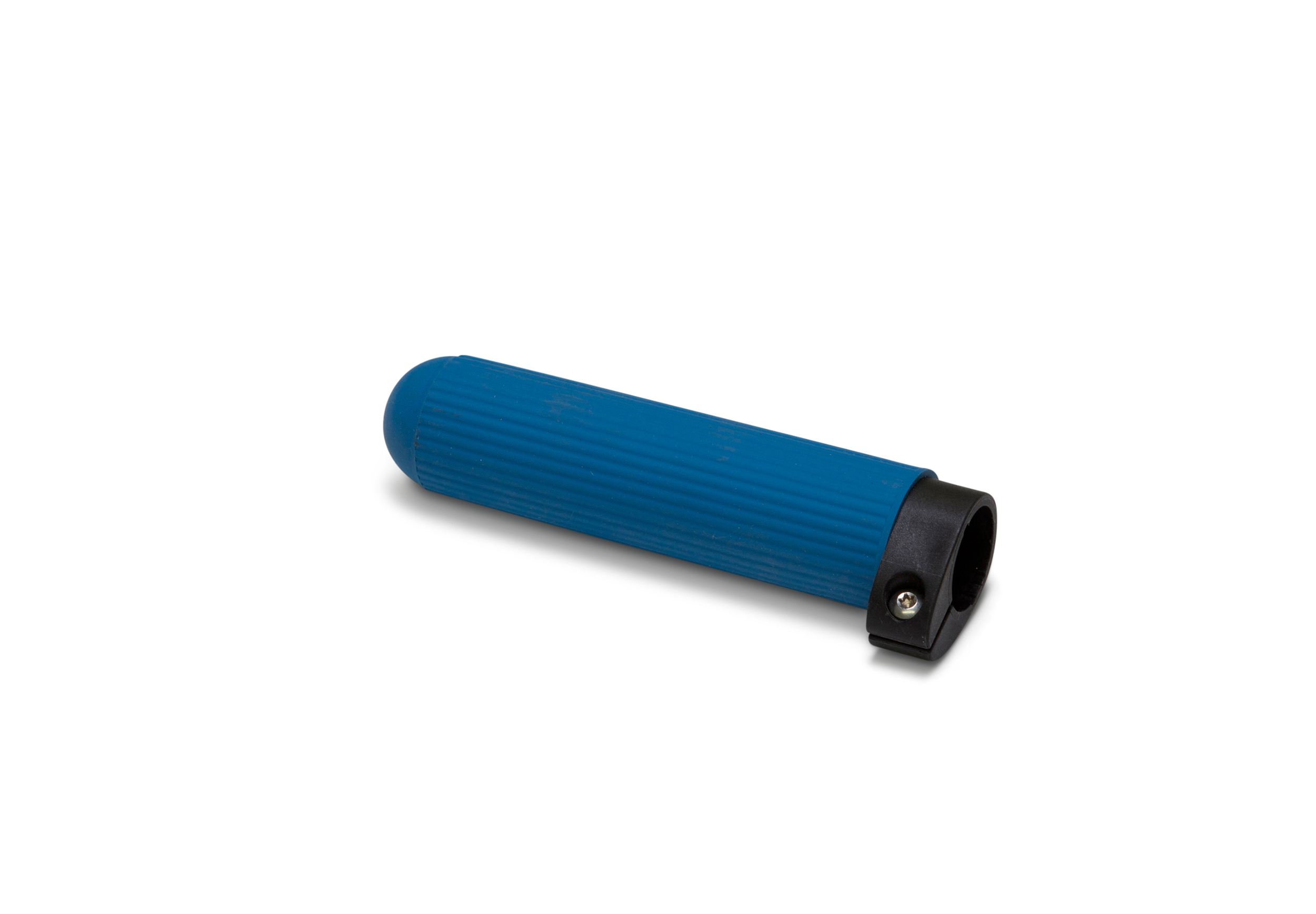 Oar Grip, Azure Blue Ribbed Rubber, Adjustable