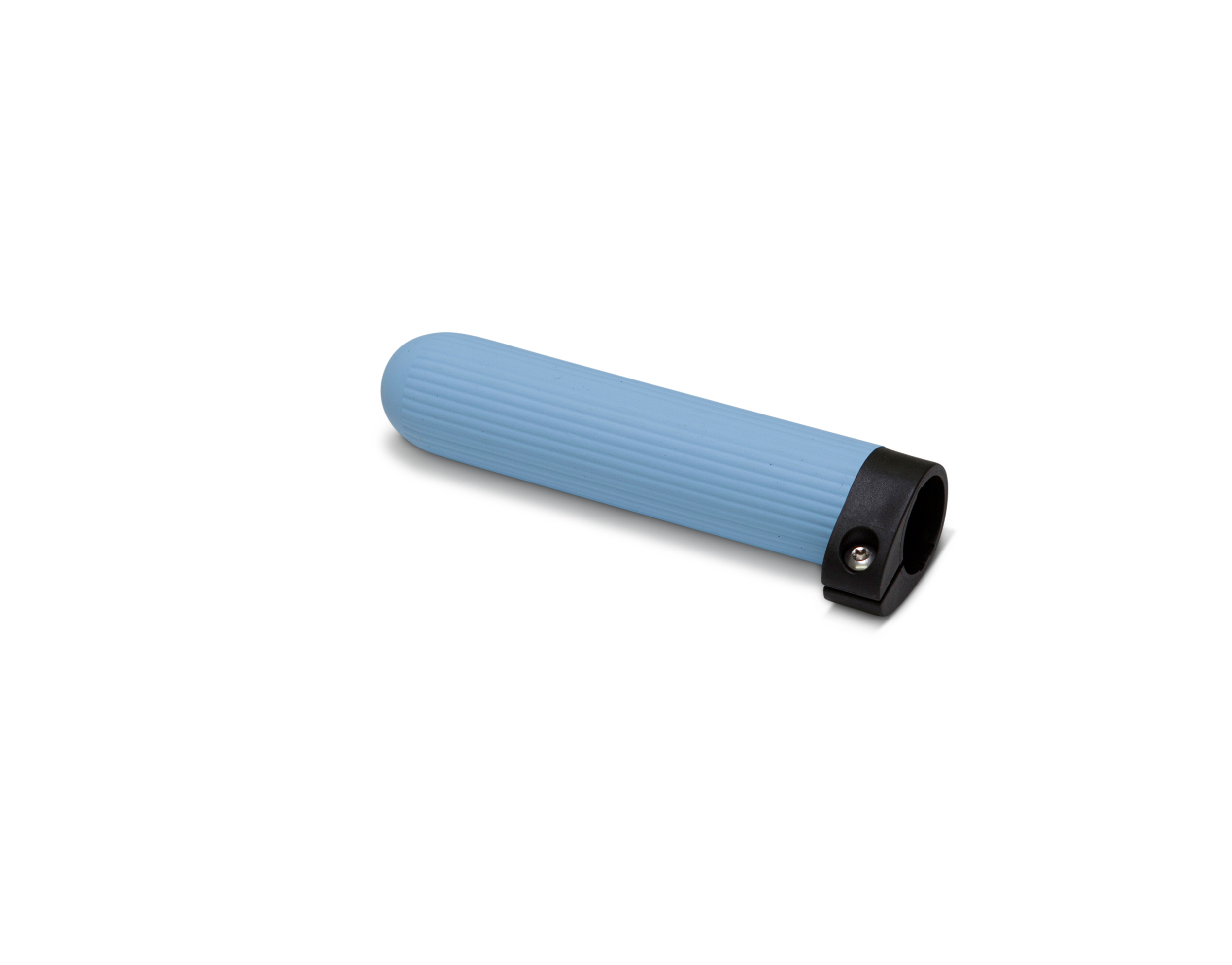 Oar Grip, Ice Blue Ribbed Rubber, Adjustable