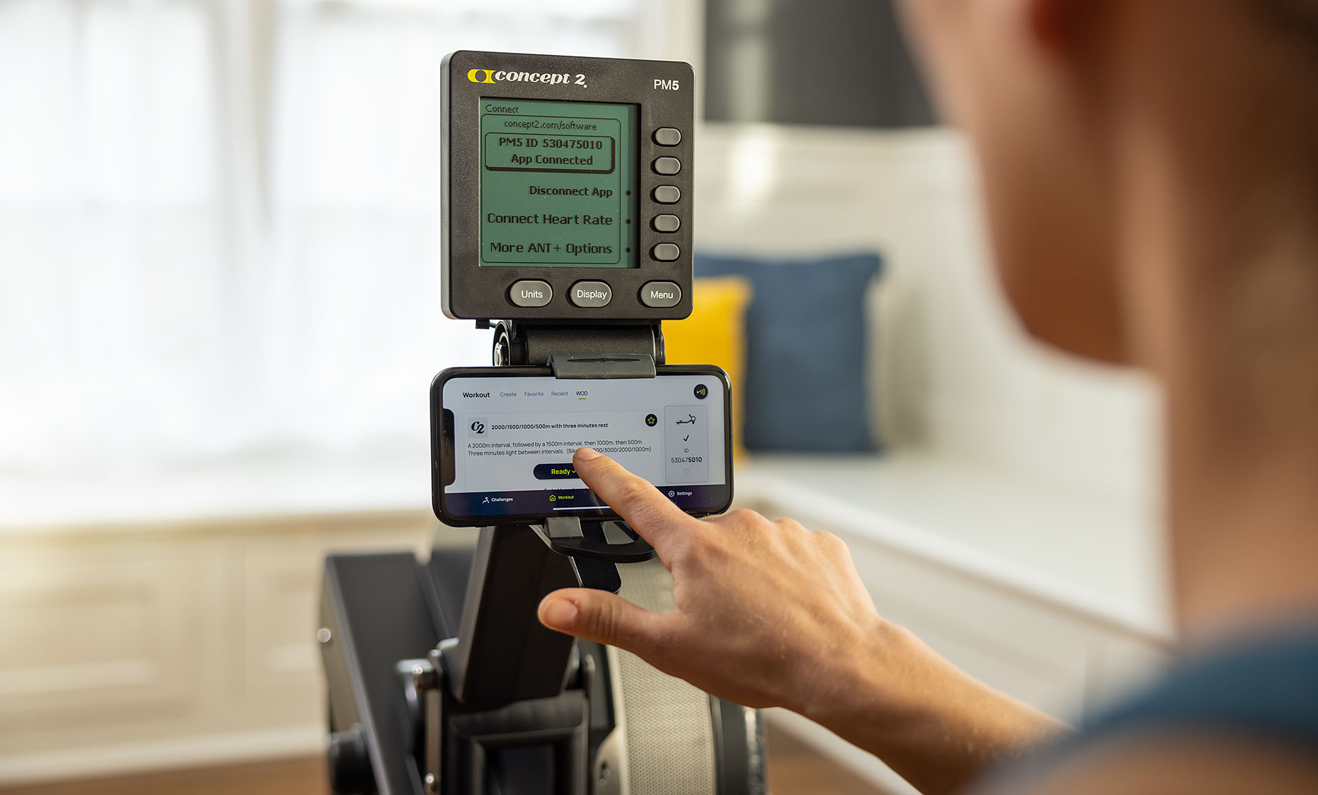 The Workout of the Day on ErgData 