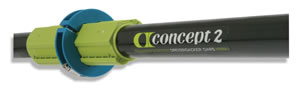 Image of a Concept2 oar sleeve and collar