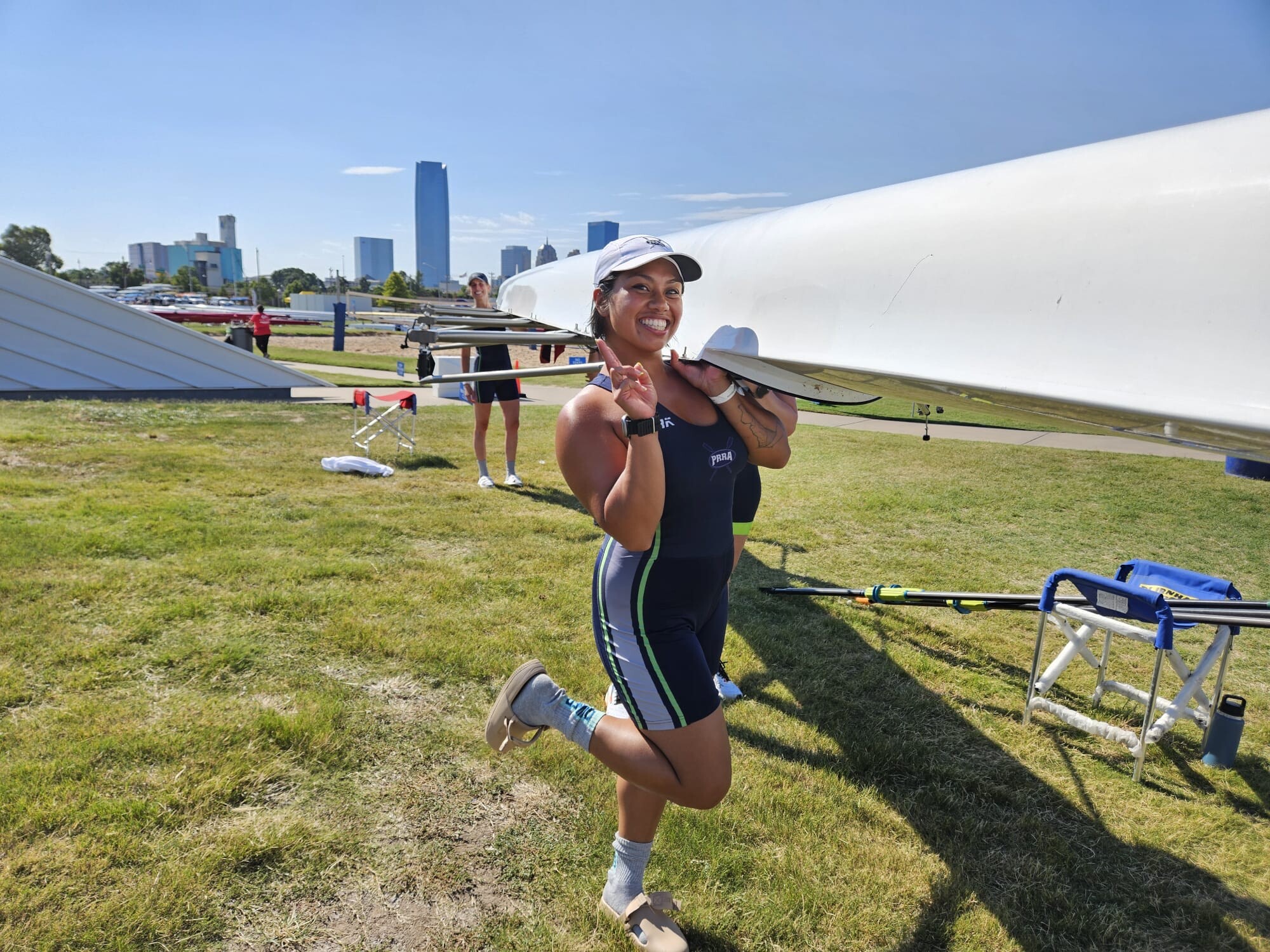 Jo Competing on Water