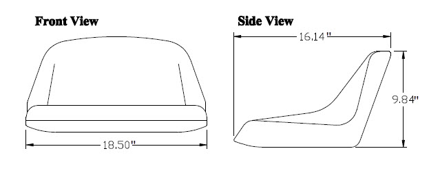 Tractor Seat Dimensions
