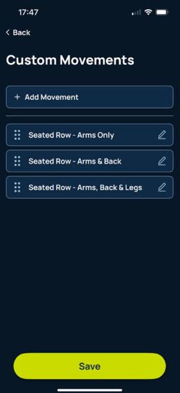 ergdata custom movement strengtherg